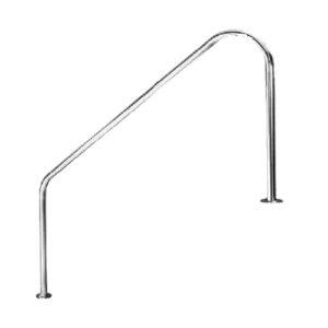 Exit Grab Rails Two Bends With Flange