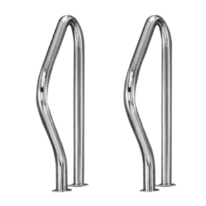 Two Piece Grab Rail with Flange