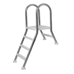 Partially in Ground Ladder with platform