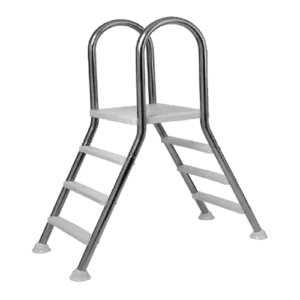 Above Ground Ladder with platform